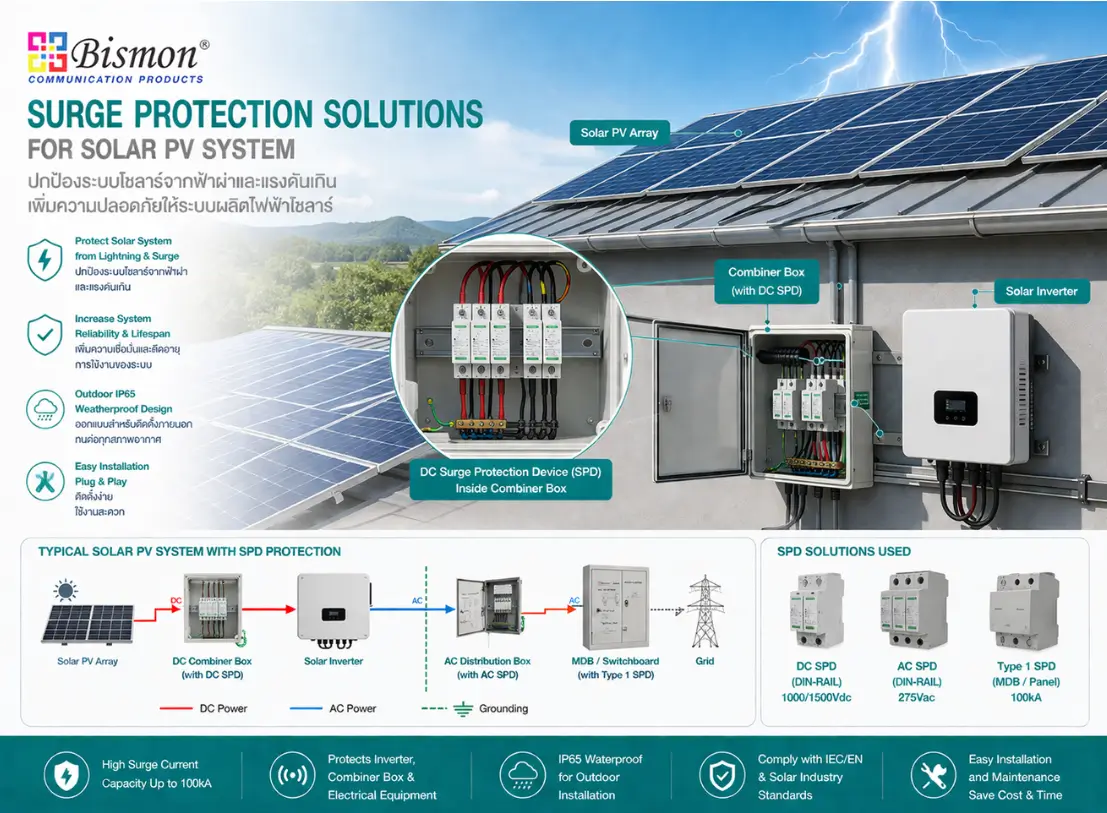 คู่มือเลือก Surge Protection (SPD) ครบทุกระบบ